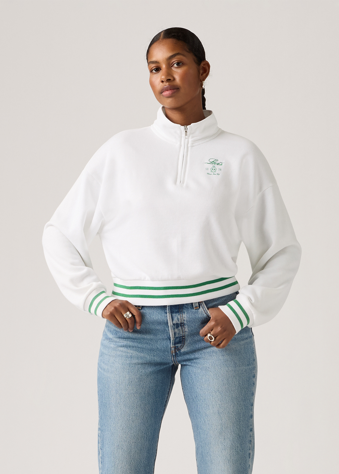 wdqpg529 Graphic Everyday Quarter Zip Sweatshirt | Woolworths.co.za