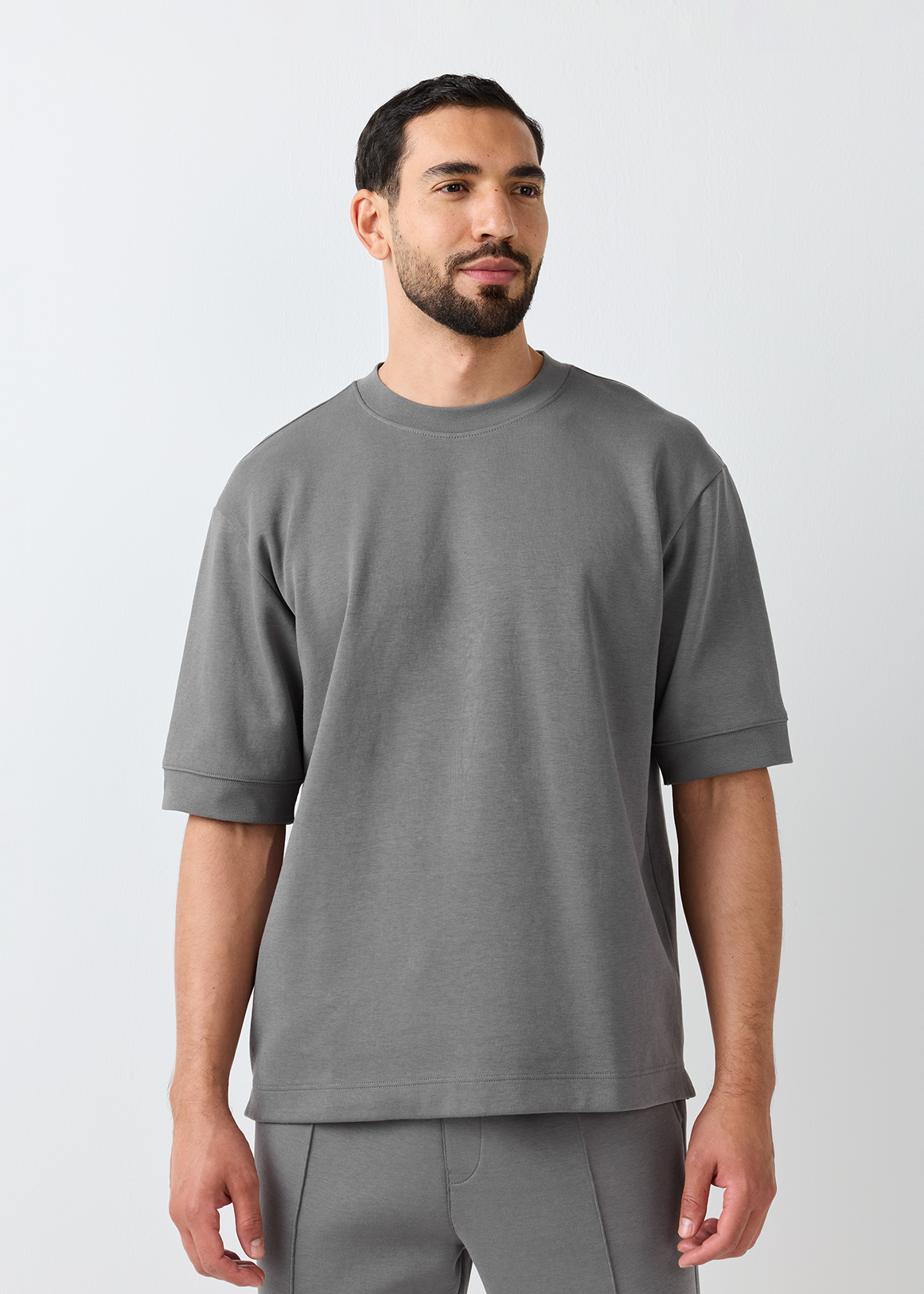 Heavyweight Relaxed Fit Interlock T-shirt | Woolworths.co.za