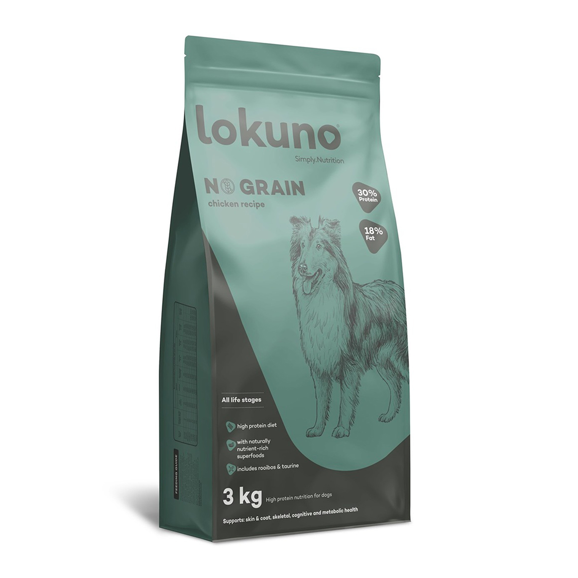 ドッグフード hakuko Lokuno No Grain Adult Dog Food 3 kg | Woolworths.co.za