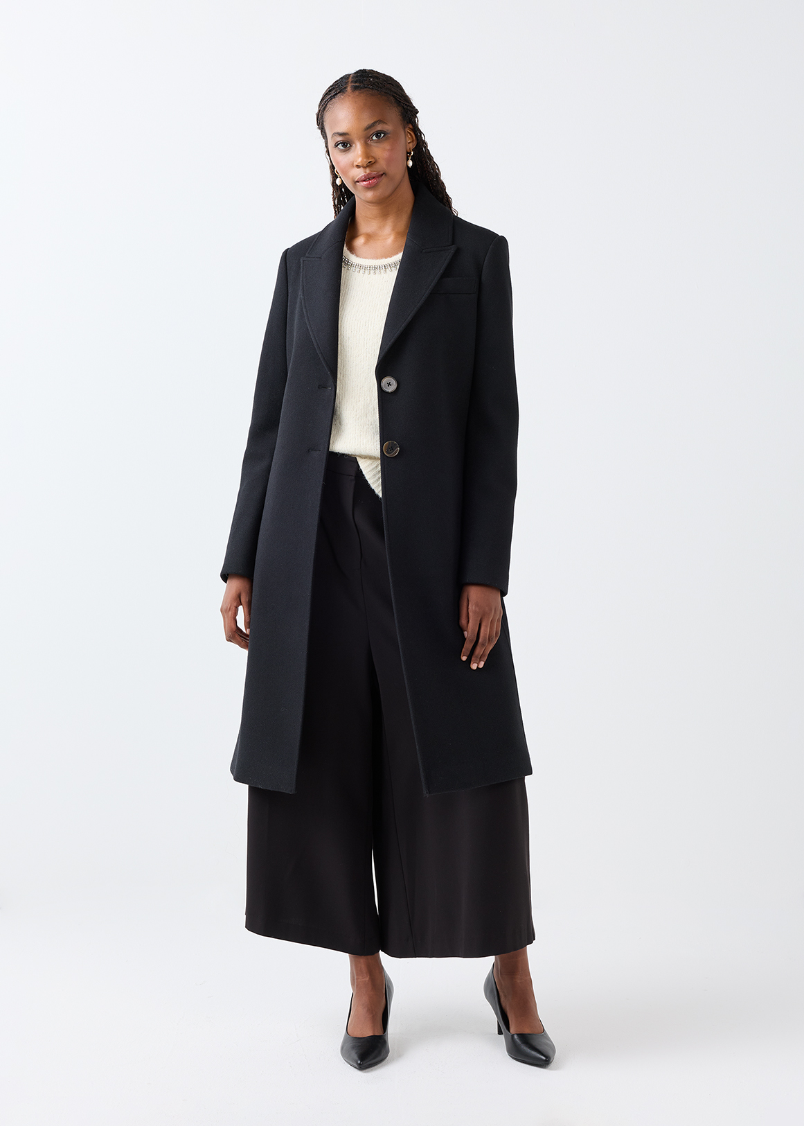 コート caramel BEAR COAT, CHARCOAL MELTON Classic Melton Coat | Woolworths.co.za