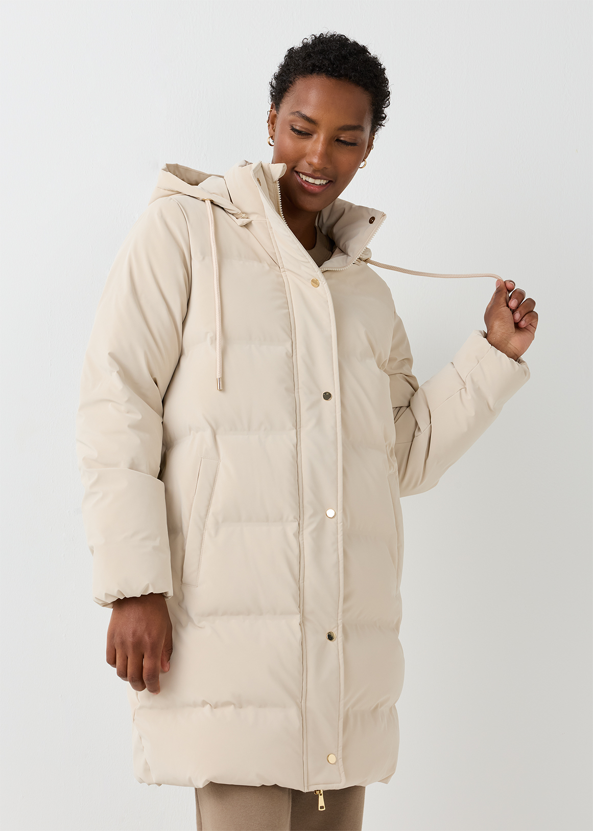 Longline Hooded Puffer | Woolworths.co.za