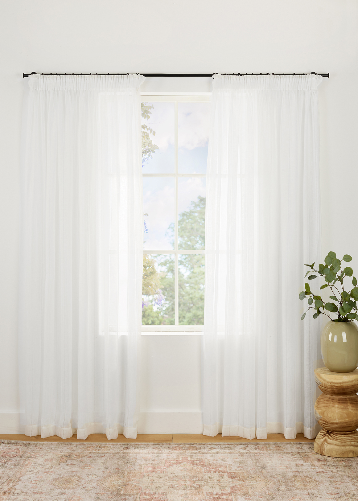 Taped Ladder Sheer Curtain 230cm (W) x 218cm (L) | Woolworths.co.za