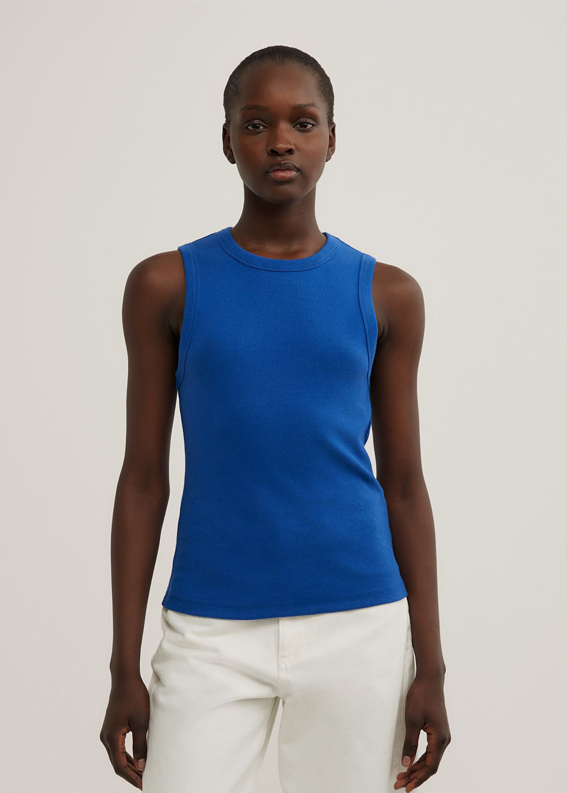 Crew Rib Tank Top | Woolworths.co.za