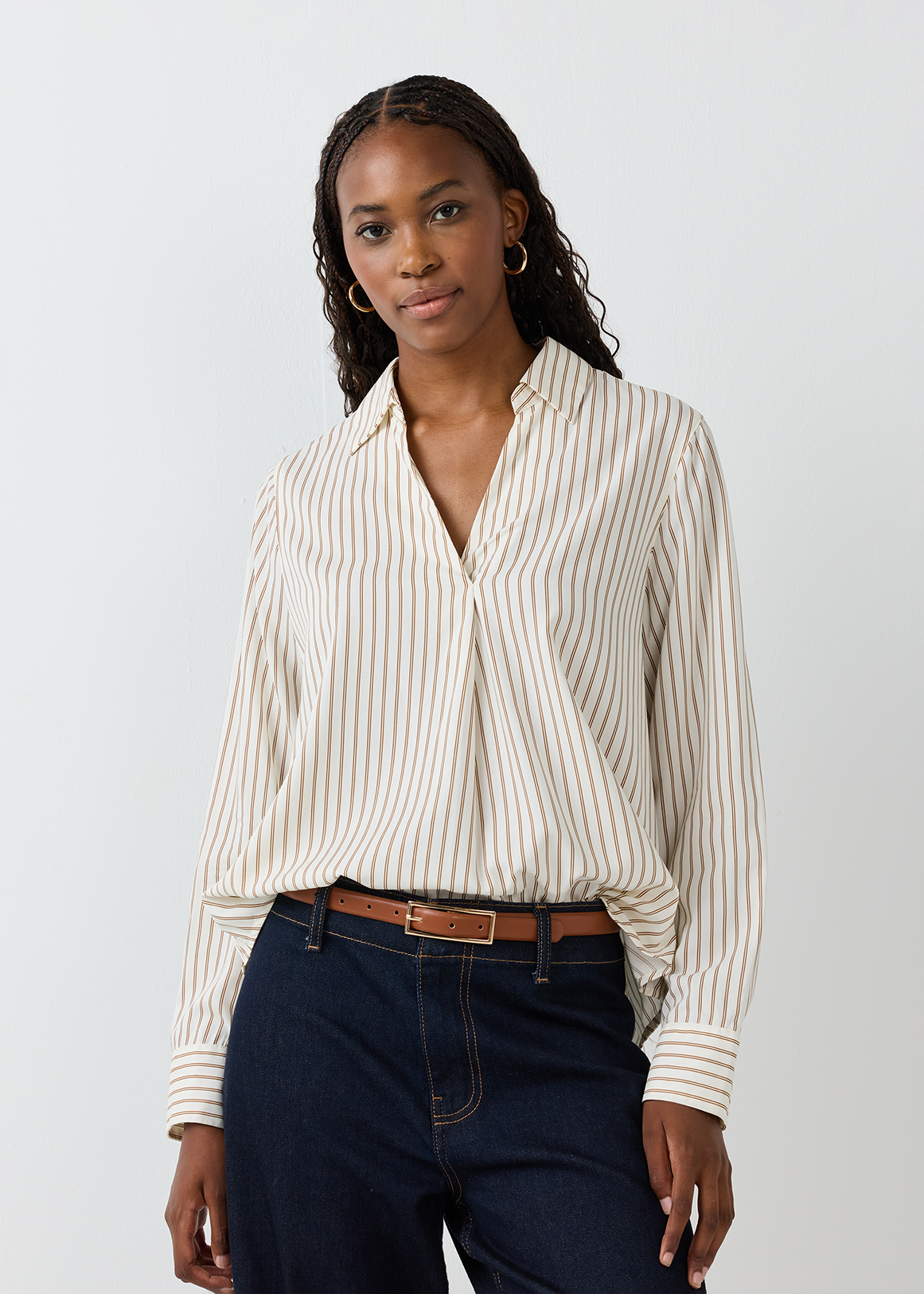 DIFFERENT IS OK Ribbed Cut-out シズニルック Split Neck Viscose Tunic | Woolworths.co.za