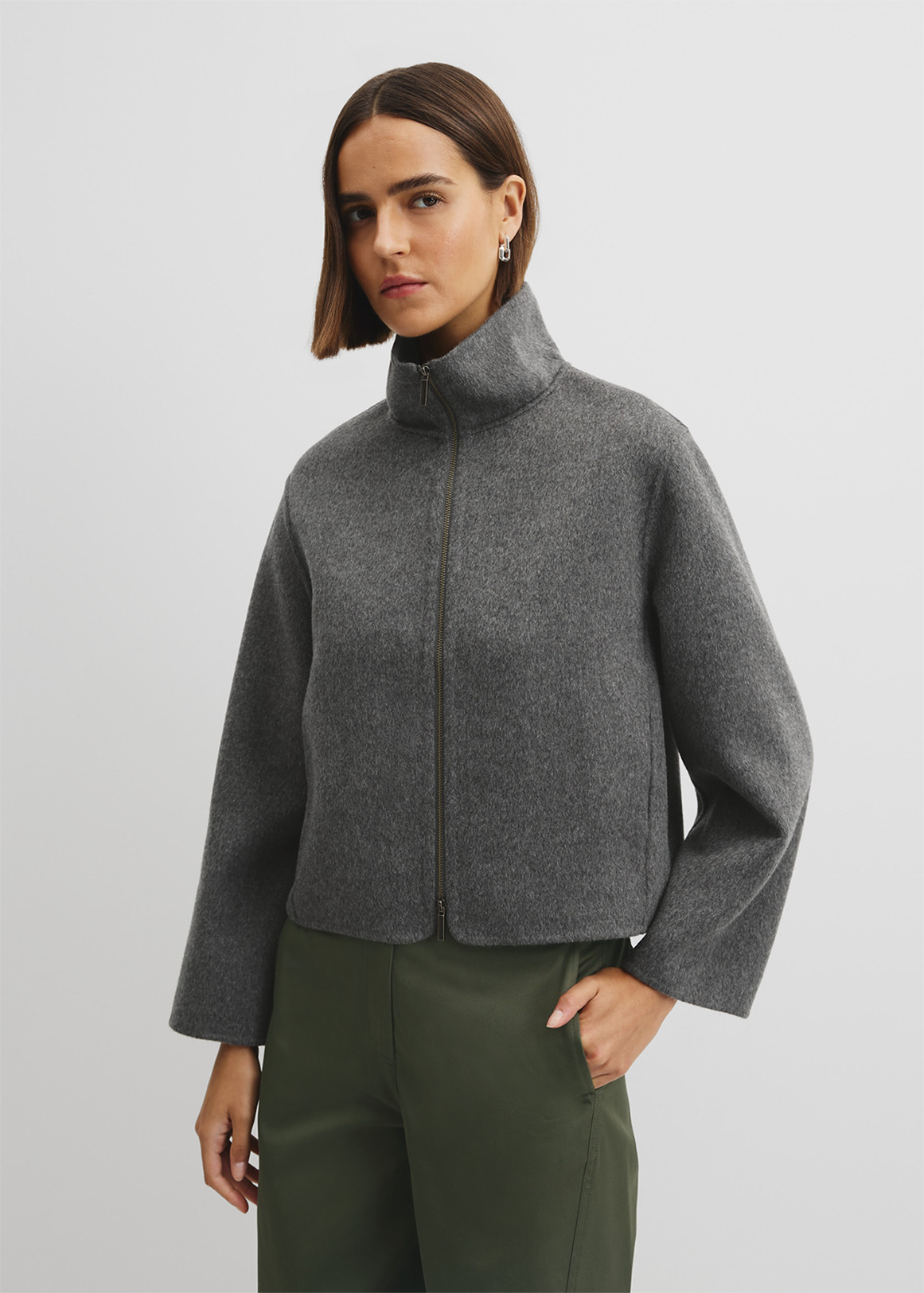 Zip Through Crop Jacket | Woolworths.co.za