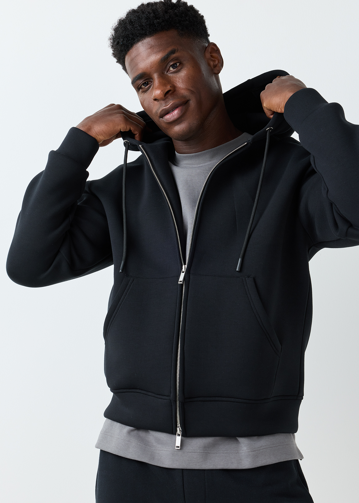 Zip-up Heavy Scuba Hoodie | Woolworths.co.za