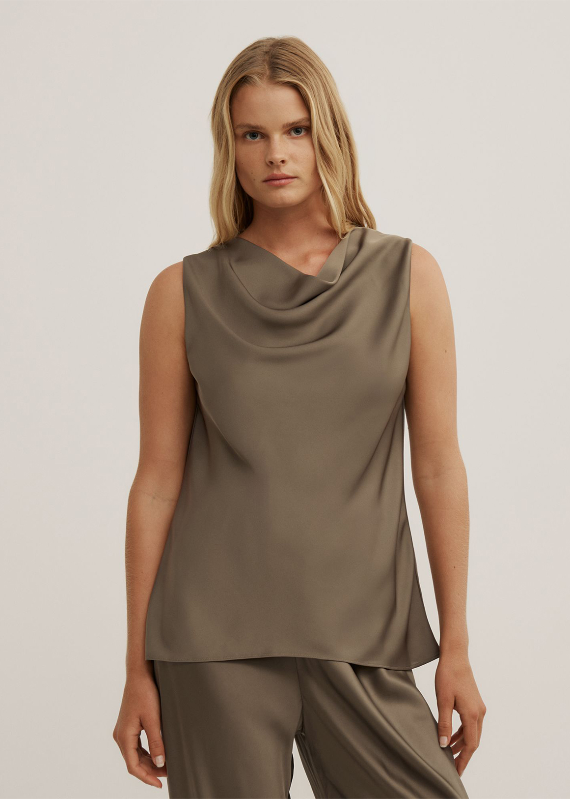 Soft Cowl Tank Top | Woolworths.co.za
