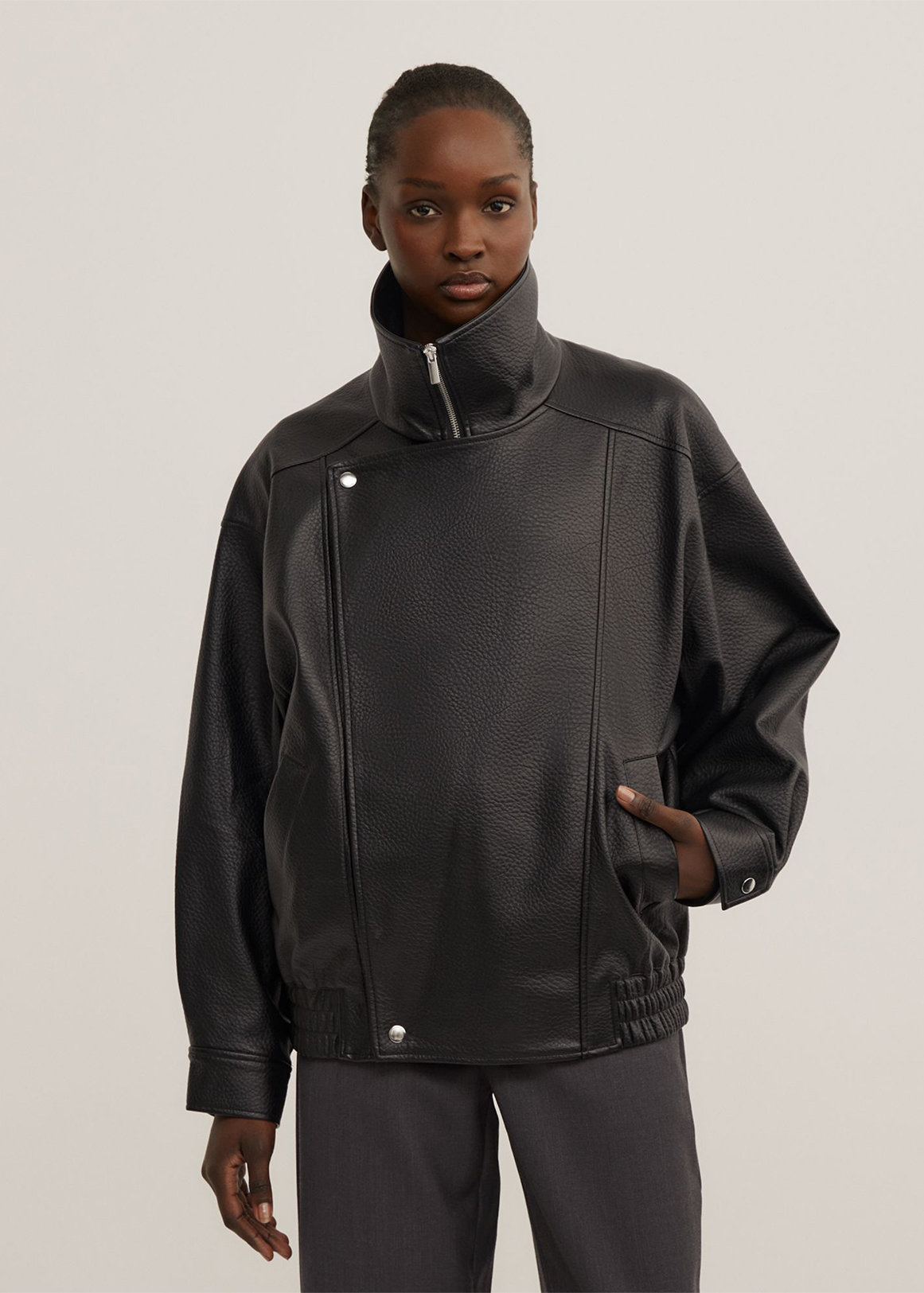 Funnel Neck Bomber Jacket | Woolworths.co.za