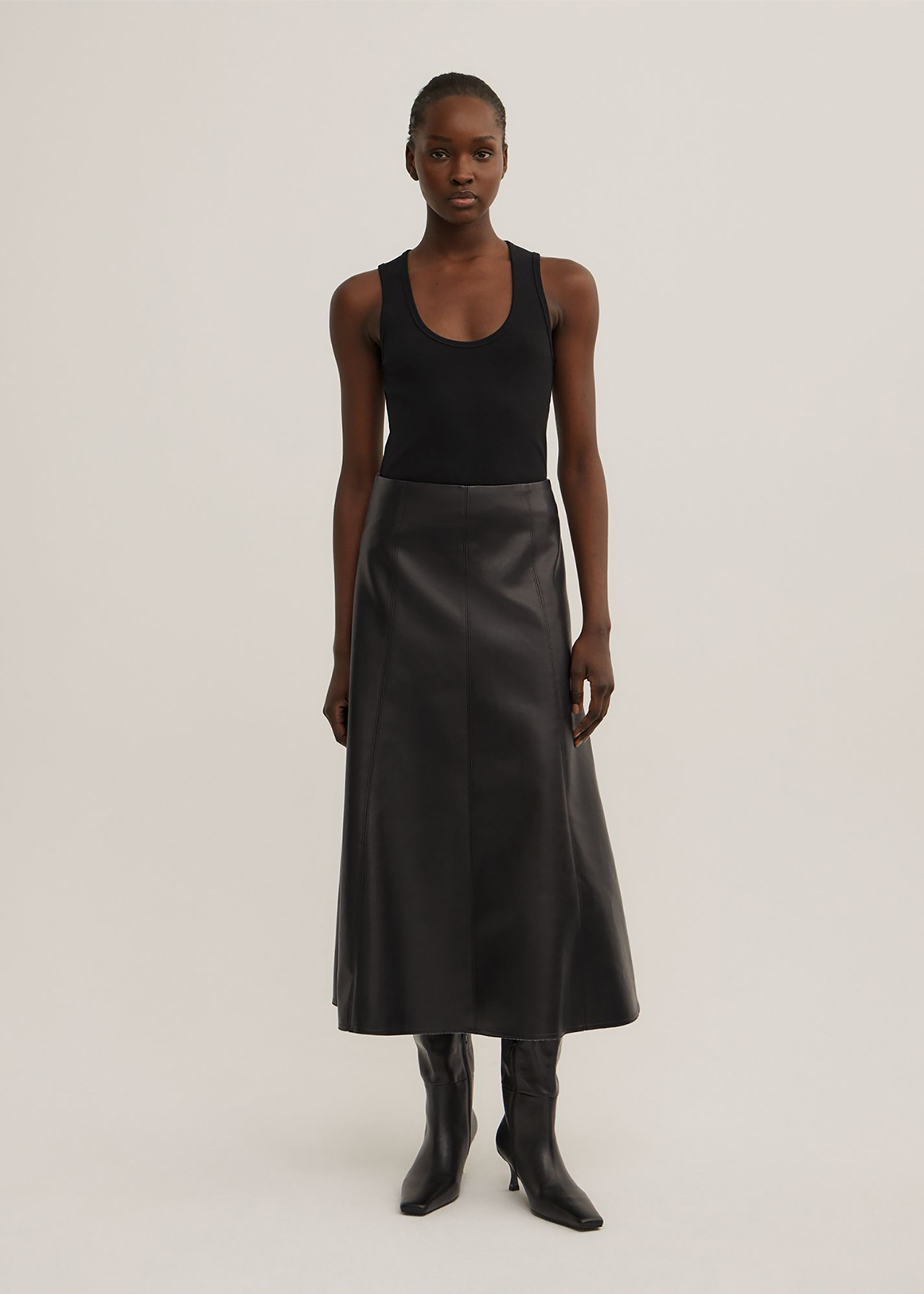 BRIEFING 新品　CL GLITTER LINE KNIT SKIRT S PU Panel Skirt | Woolworths.co.za