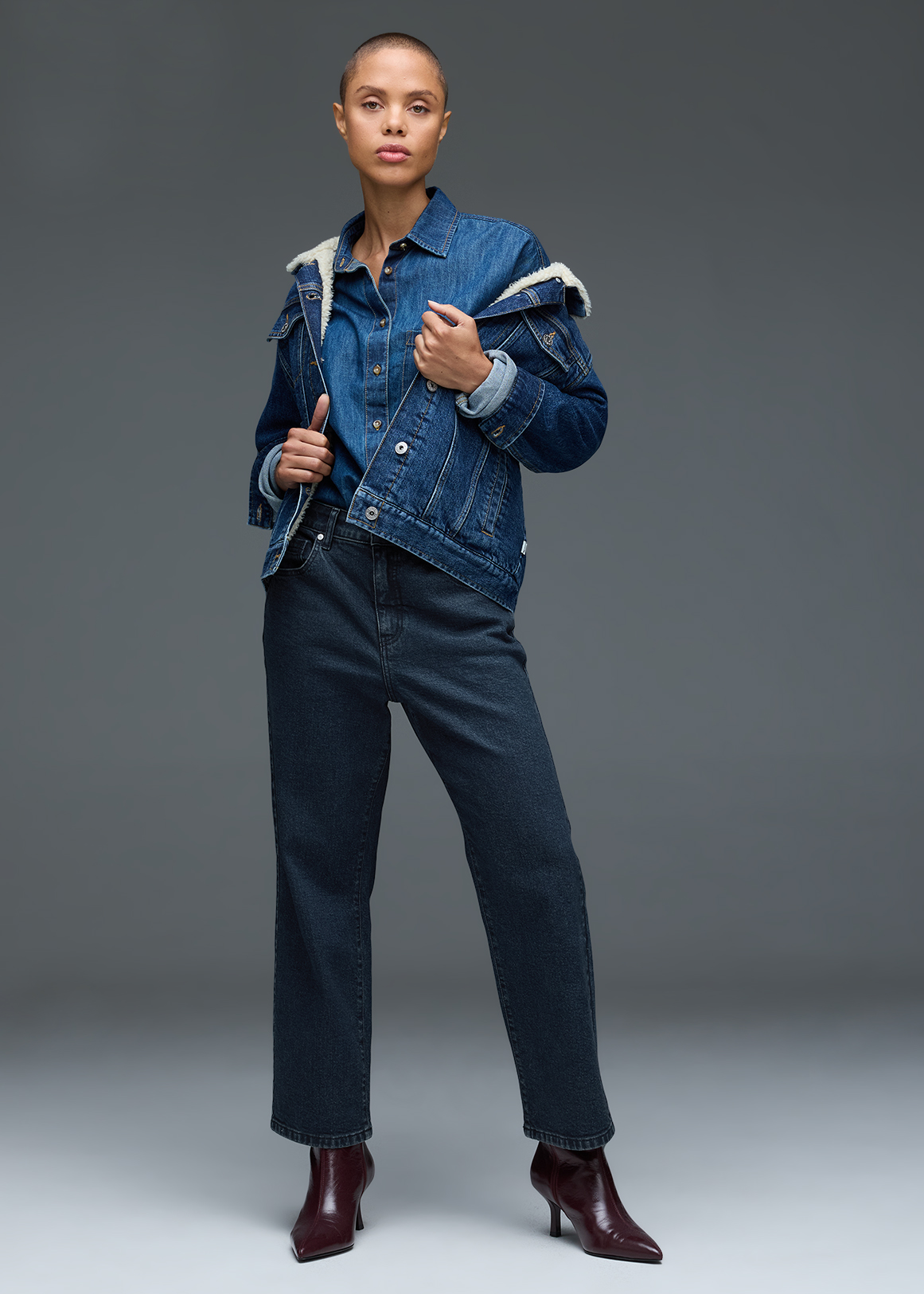 Cropped High Rise Straight Leg Jeans | Woolworths.co.za