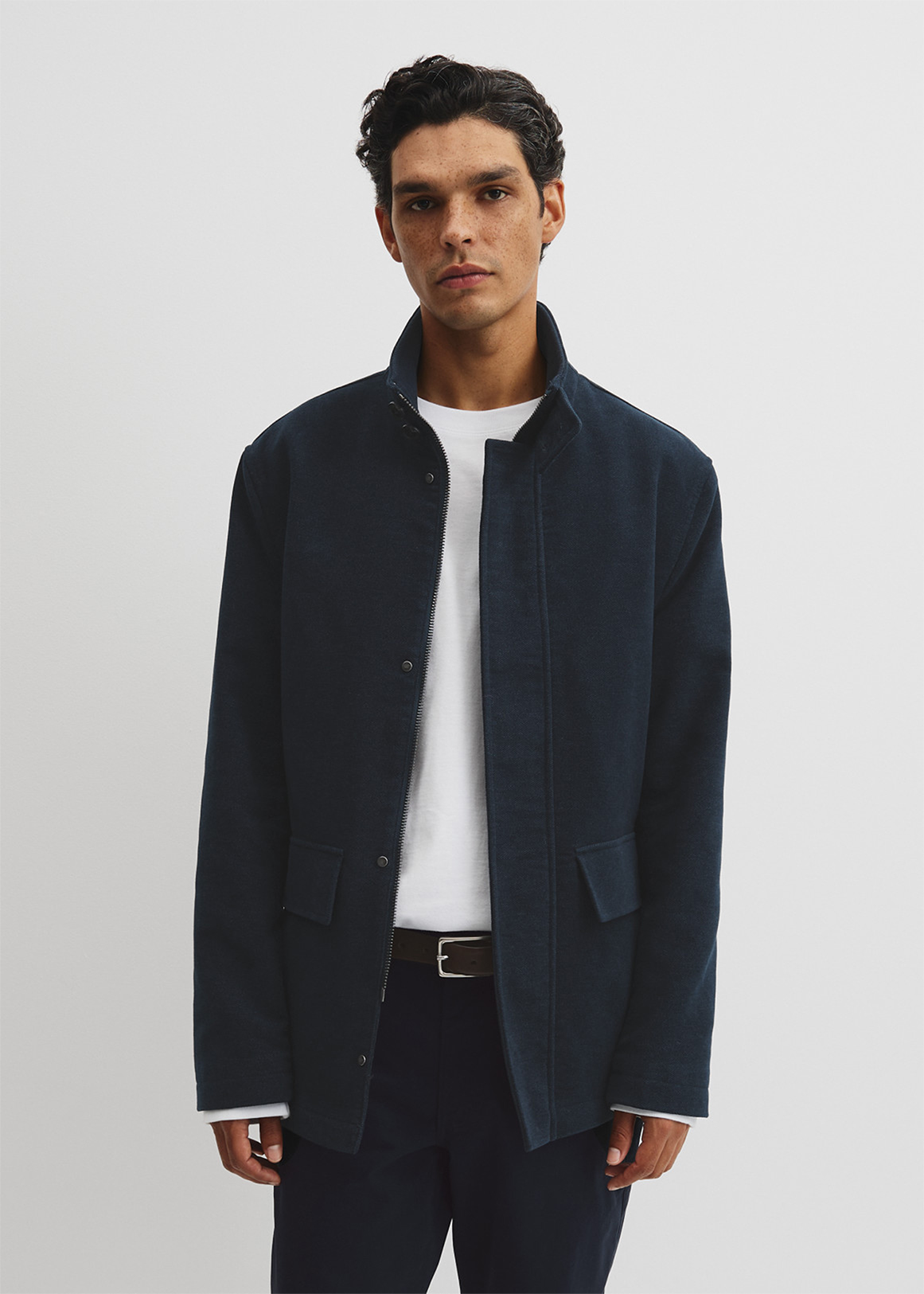 Moleskin Funnel Neck Jacket | Woolworths.co.za