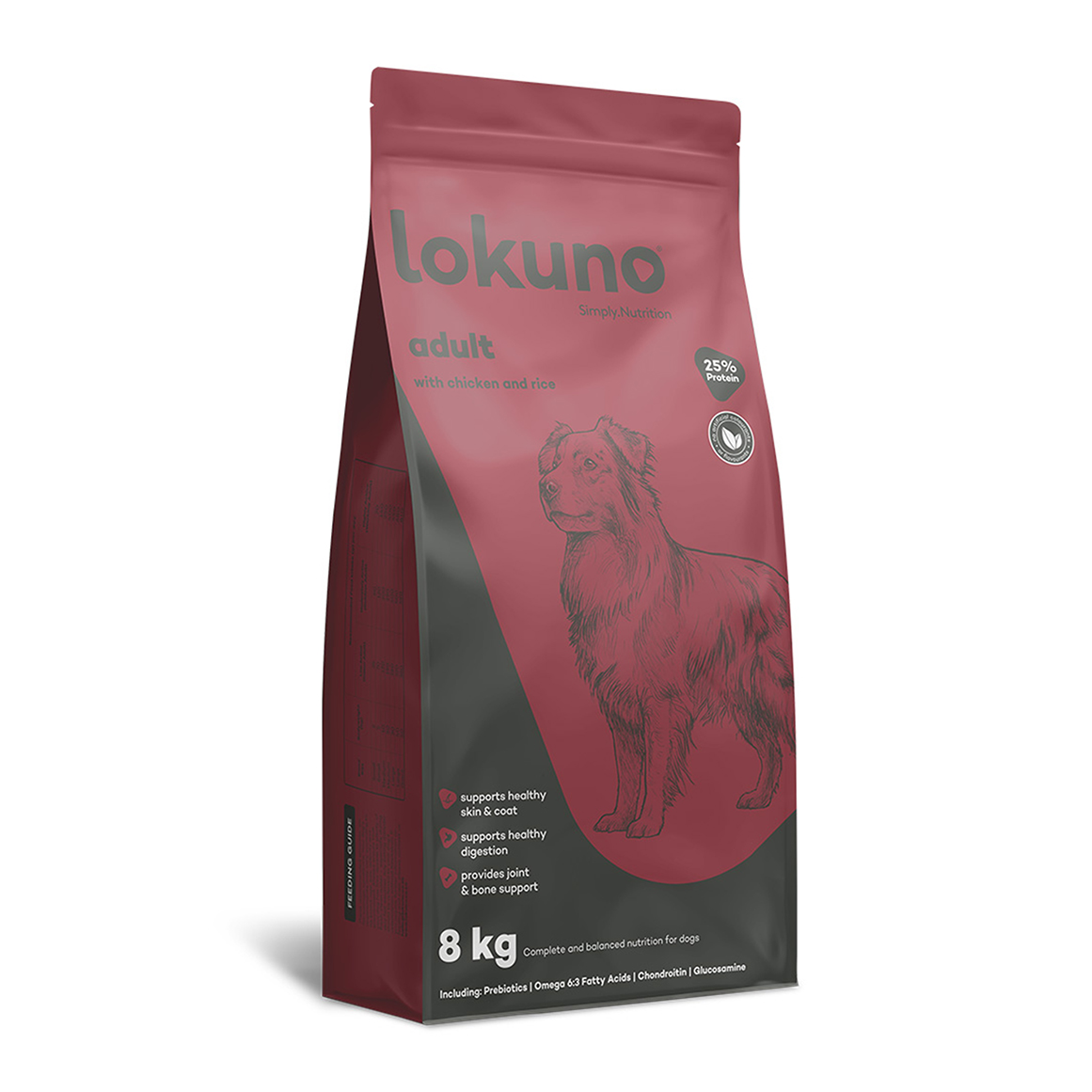 Lokuno With Chicken and Rice Adult Dog Food 8 kg | Woolworths.co.za