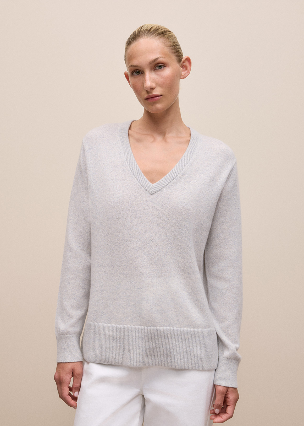 Cashmere Relaxed V-Neck | Woolworths.co.za