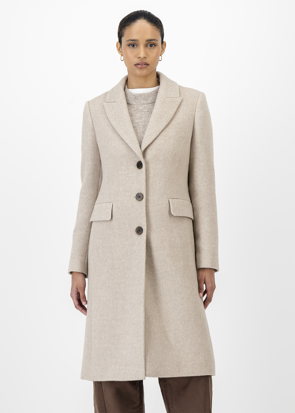 Wool Blend Melton Coat | Woolworths.co.za