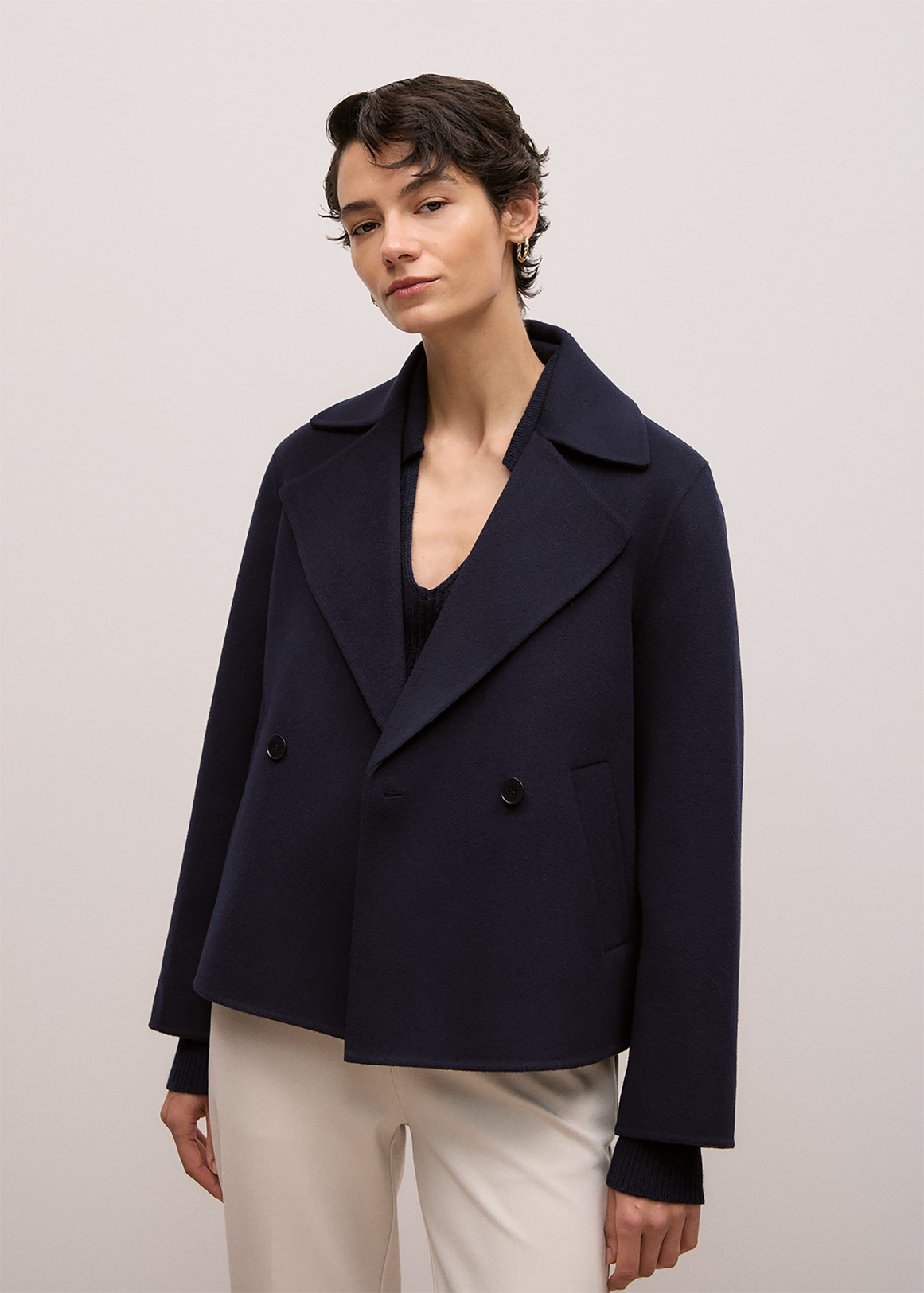Double Faced Wool Peacoat | Woolworths.co.za