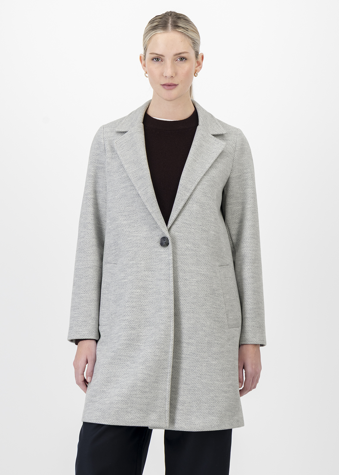 Mid Length Melton Coat | Woolworths.co.za