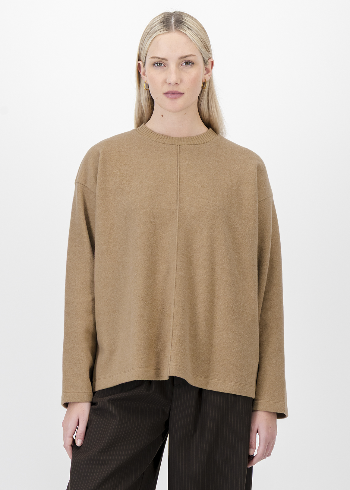 Seam Detail Relaxed Fit Knit Top | Woolworths.co.za