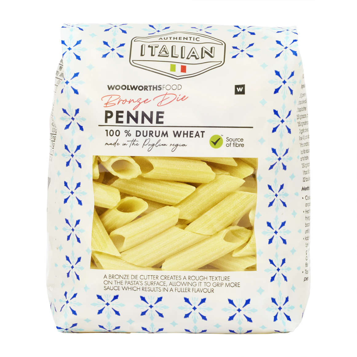 Bronze Die Penne Pasta 500 g | Woolworths.co.za
