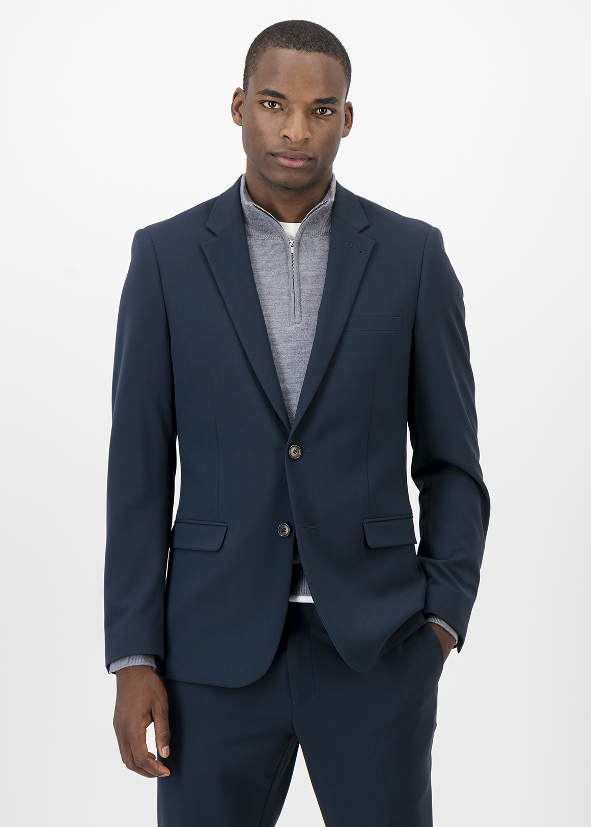 Dark Teal Slim Fit Viscose Blend Suit Jacket | Woolworths.co.za