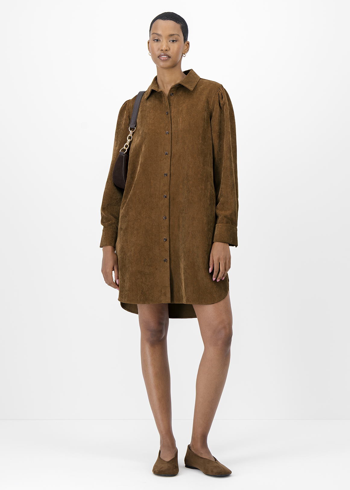 A-line Corduroy Shirt Dress | Woolworths.co.za