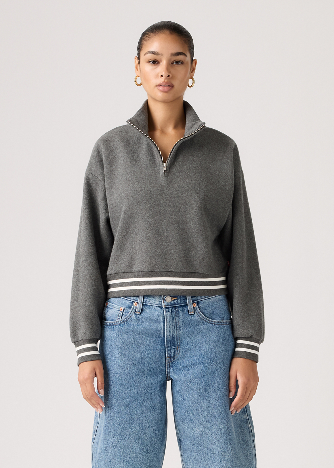 Everyday Quarter Zip Sweatshirt | Woolworths.co.za