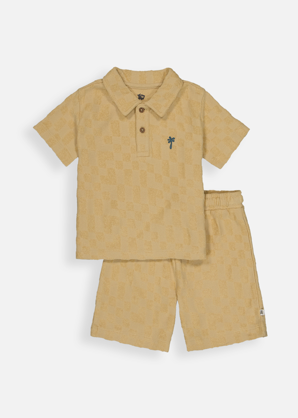 Cotton Towelling Golfer & Shorts Set | Woolworths.co.za