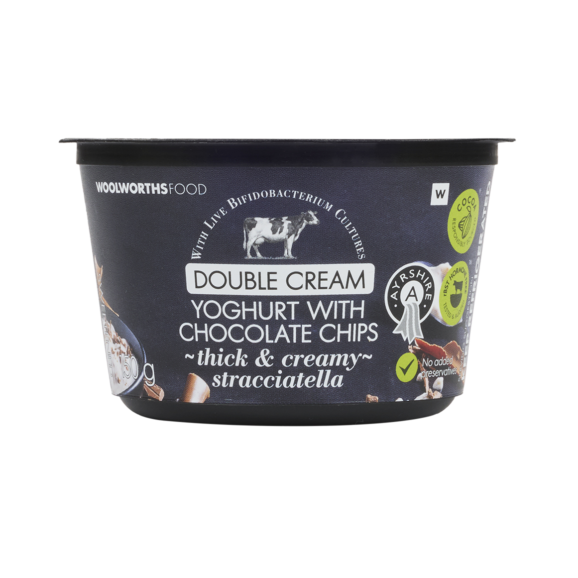Double Cream Ayrshire Yoghurt with Chocolate Chips 150 g