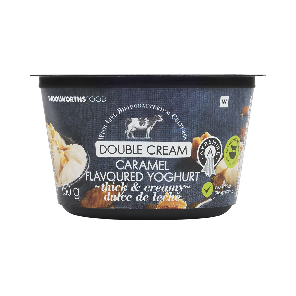 Double Cream Ayrshire Caramel Flavoured Yoghurt 150 g | Woolworths