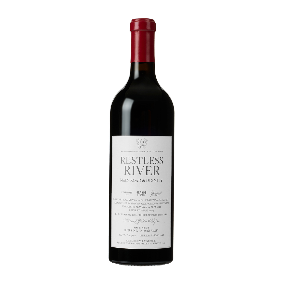 Restless River Main Road & Dignity Cabernet Sauvignon 750 ml