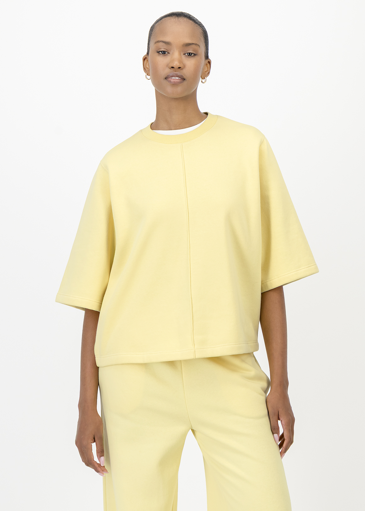 Oversized Fleece T-shirt | Woolworths.co.za