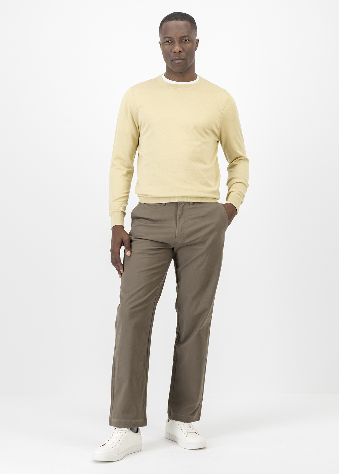 Regular Fit Stretch Cotton Chinos | Woolworths.co.za