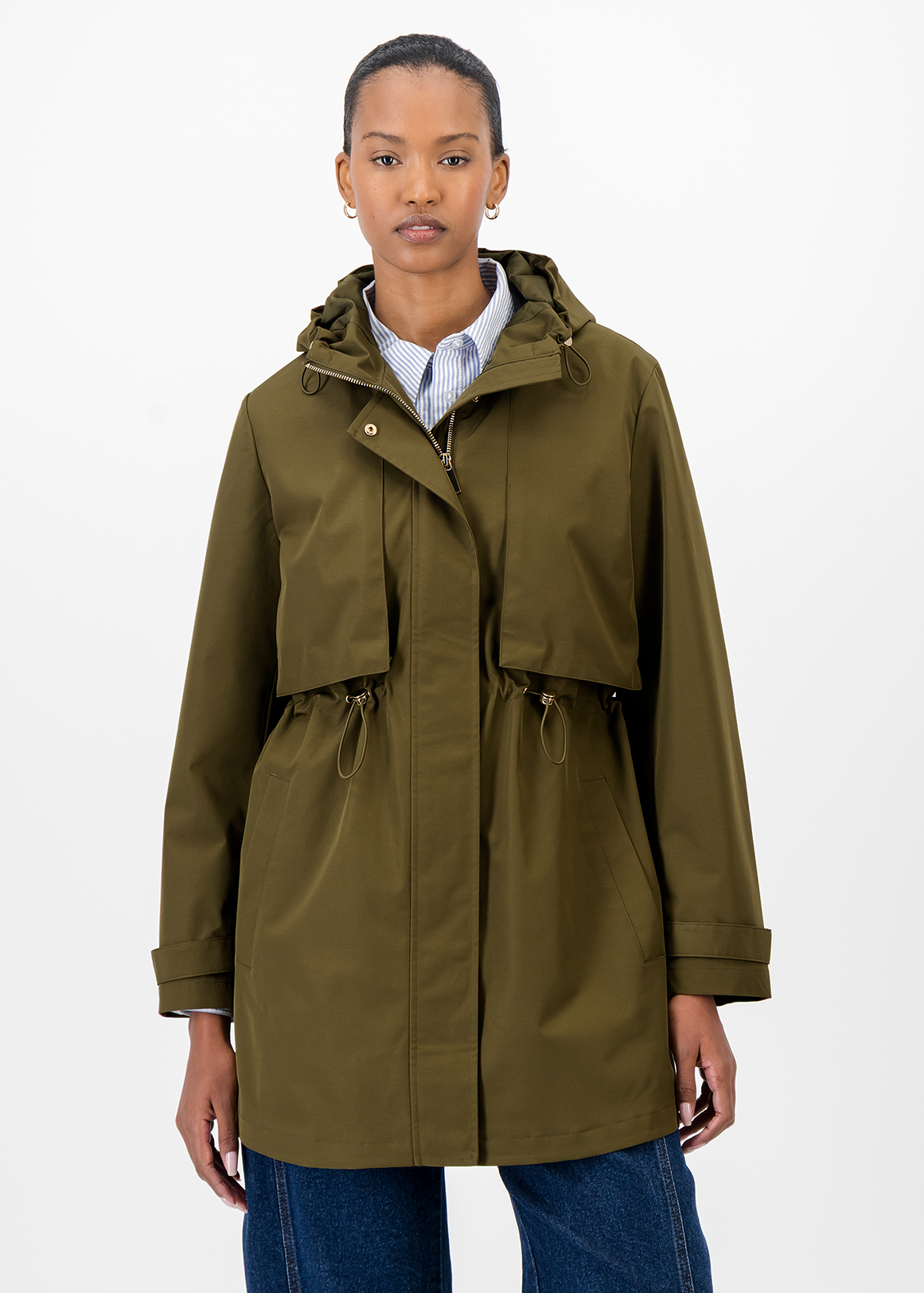 Drawstring Funnel Neck Hooded Parka Jacket | Woolworths.co.za