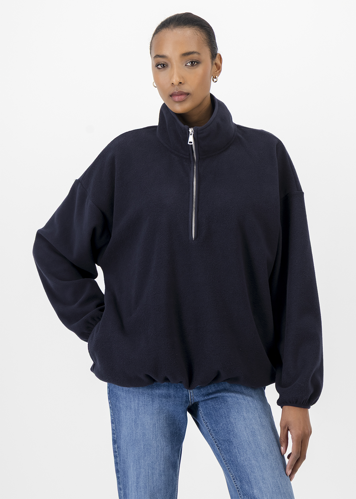 Quarter Zip Fleece Sweatshirt | Woolworths.co.za