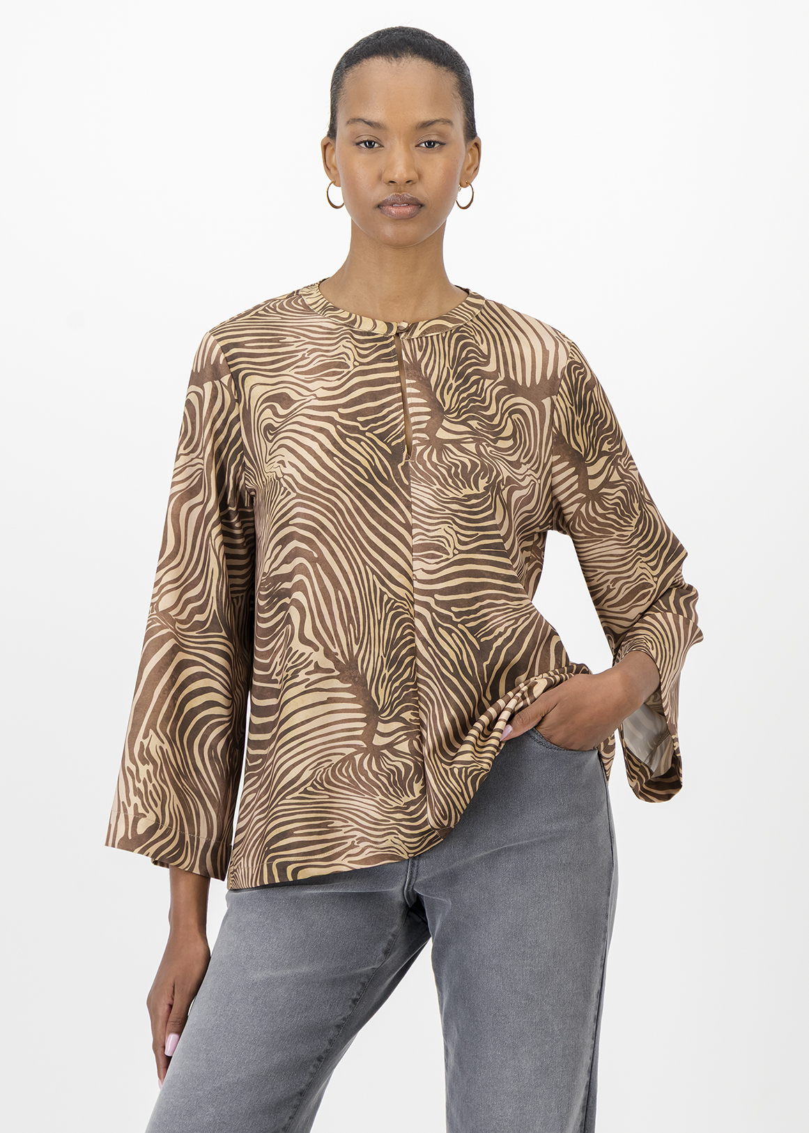 Flare Sleeve Satin Shell Top | Woolworths.co.za Flare Sleeve Satin Shell Top | Woolworths.co.za
