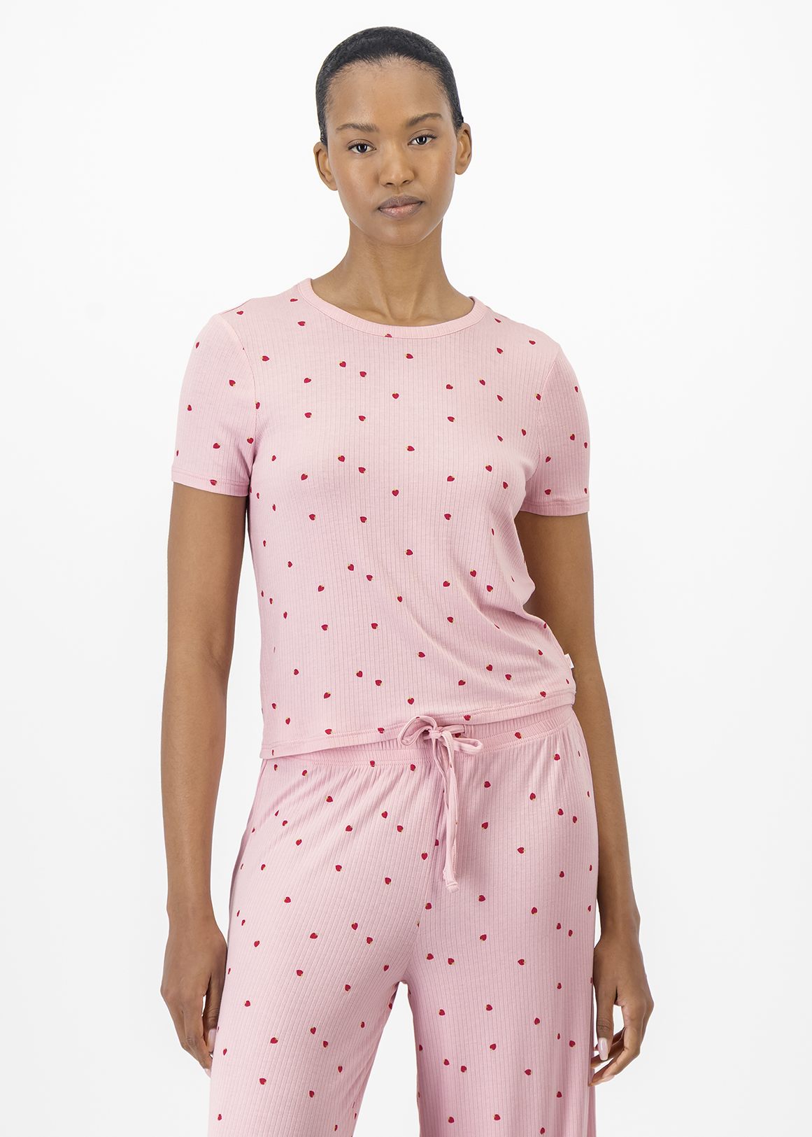 Hearts Stretch Viscose Sleep T-shirt | Woolworths.co.za